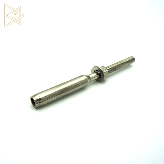 Stainless Steel Hand Swage Stud Terminal - Not Flattened