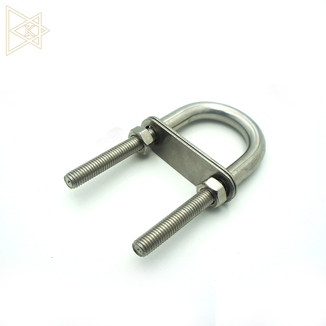 Stainless Steel U bolt With 2 Plates