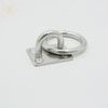Stainless Steel Square Pad Eye With Rround Ring