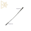 Stainless Steel Wire Rope Assembly Stud To Stud